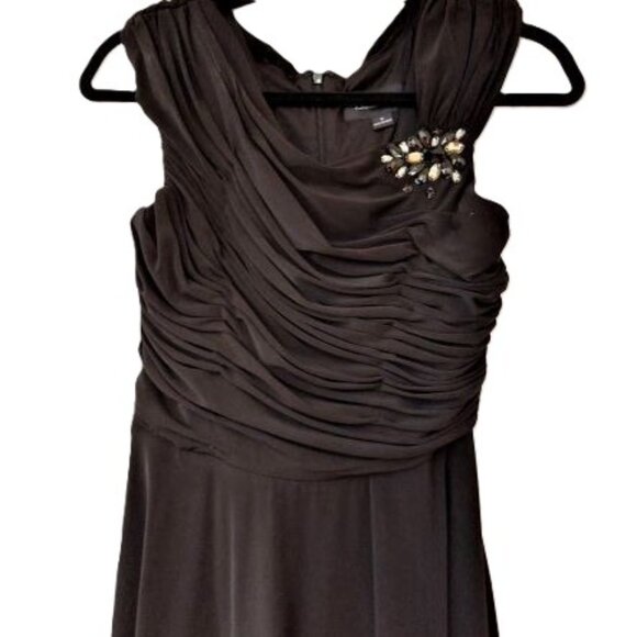 Elegant Evening Black Dress size 8 - Picture 1 of 6